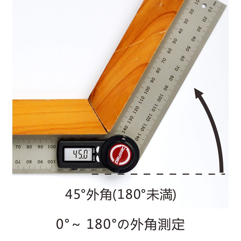 GemRed Digital Angle Meter Protractor Speed Reading Digital Protractor Angle