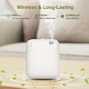 MQLMF Waterless Diffuser,Wireless Essential Oil Battery Operated,2000 Sq Ft,Safety Lock,Quiet,Bluetooth