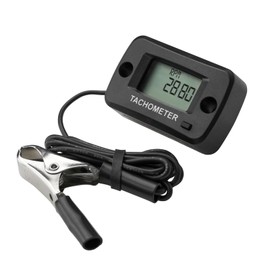 NInE-ROnG NR-HM019J Digital Tachometer LCD Waterproof Gasoline Engine Inductive Tachometer for Paramotors,Chainsaws,Generators,Mowesr,Model Boats