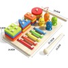 ENIKMOSD Montessori Toy from 1 Year, Wooden Toy from 2