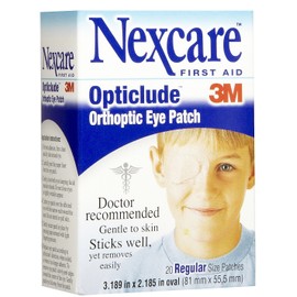 Nexcare Opticlude Orthoptic Eye Patches Regular 20 Each