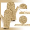 4 Pair Microfiber Dusting Mittens Reusable Women Cleaning Mittens with