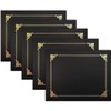 10 Diploma Files, A4, Bi-Fold, Award Holder, with Certificate Paper,