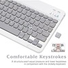 Ultra-Slim Bluetooth Rechargeable Keyboard for ‎Haocrown ‎HG215BM and All Bluetooth