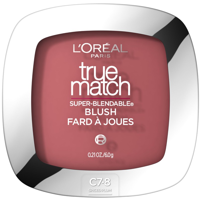 L'Oréal Paris True Match Super-Blendable Blush, Spiced Plum, 0.21 oz.