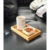 Bam & Boo (1-Pack) Natural Bamboo Rectangle Serving & Vanity