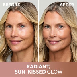 No7 Pro Artist Multi-Use Bronzer Stick & Highlighter Makeup - Dual-Ended Cream Contour and Face Highlighter with Vitamin E and Argan Oil for a Radiant Finish - Light Bronze/Champagne Glow (10g)