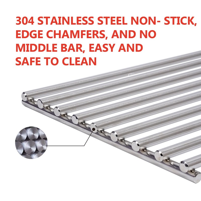 J&HYBBQ Stainless Steel Grill Grate 19 1/4 x 7.5 Inch,