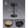 VASAGLE EKHO Collection - 360° Swivel Bar Stool, Height Adjustable