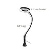 NEWACALOX LED 3X Magnifier, Flexible Gooseneck Magnifier Lamp Strong Magnet