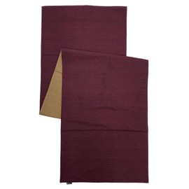 Fabrizm Made in Japan Table Runner 15.7×59.1 inches Tsumugi Reversible Edo Purple×Sepia 1085_pur-pur