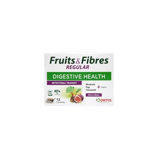 Ortis Fruits & Fibres Chewable Cubes Pack of 12