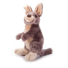 The Petting Zoo Kangaroo Stuffed Animal Plushie, Gifts for Kids, Earth Keeperz Wildlife Australia Animals, Zoologee Kangaroo Plush Toy, 10 inches