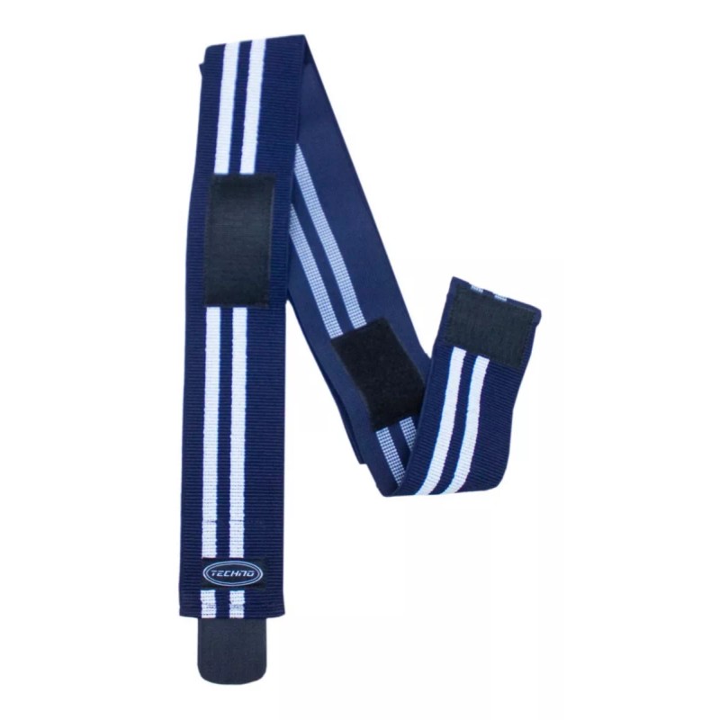 Techno Straps/cintas Para Pesas + Vendas Para Rodillas Pack Pesas