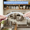 4Pcs Reusable Silicone Straw Cleaner Brush Extra Long, Soft Bendable,