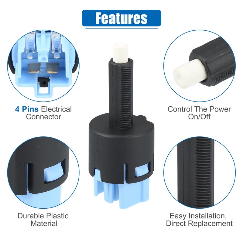 uxcell Stop Lamp Switch Stoplight Switch Assembly Replace No.8614A183 for