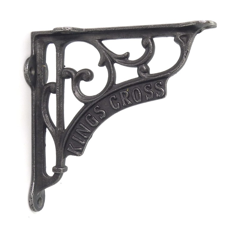 Pair of London Landmark Shelf Brackets Antique Cast Iron 125mm