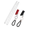 2 Set Spring Clip Keychain Aluminum Alloy Key Ring Key