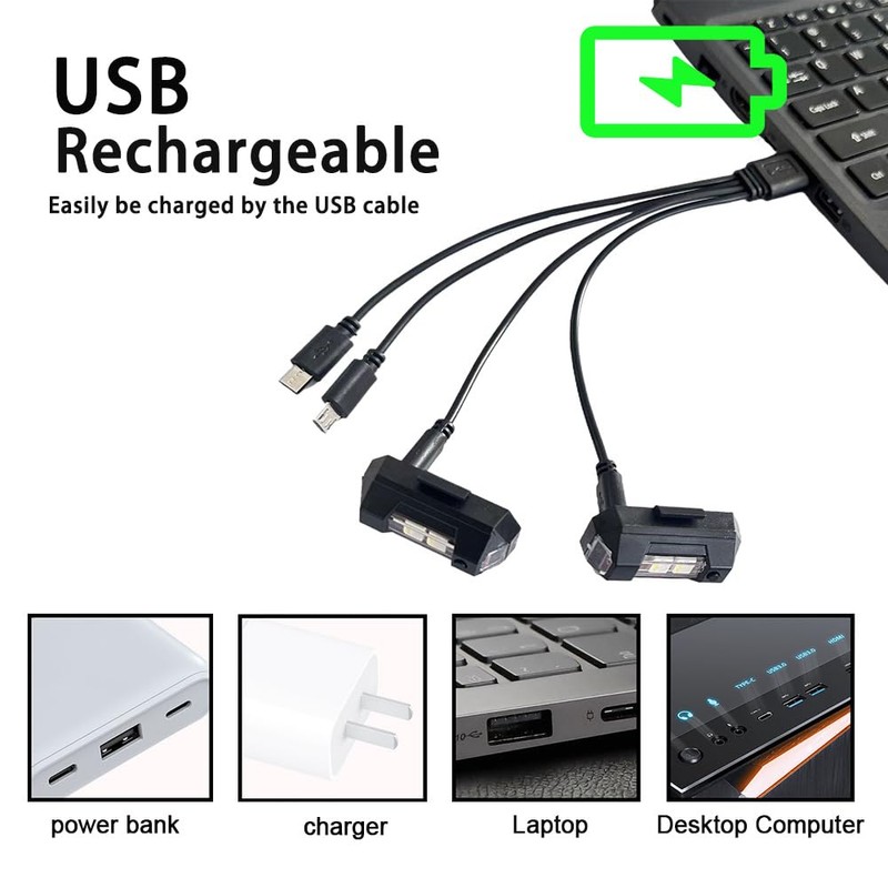 8PCS Wireless LED Strobe Lights with Remote Control,8 Colors Waterproof