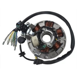 Unbranded 6 Coil Magneto Stator Flywheel for 140 125cc 110cc SSR YCF Lifan CRF50 Pit Bike