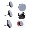 Mipcase 12pcs Furniture Leg Floor Protectors with Nails Durable PTFE