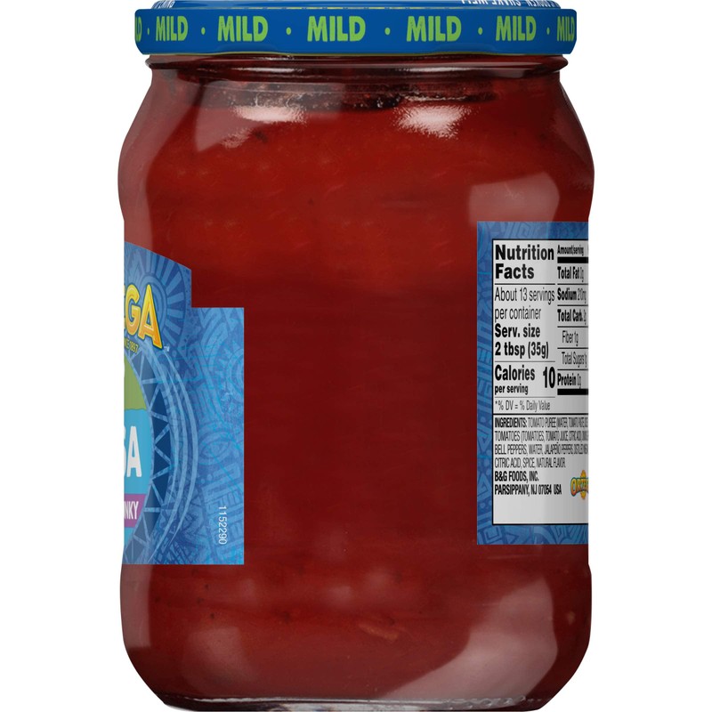 Ortega Thick & Chunky Mild Salsa, 16 Ounce (Pack of