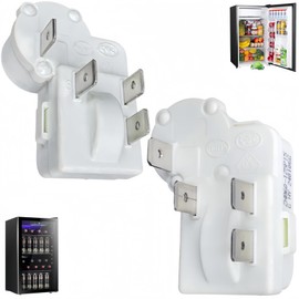 2 - Pack 4 - Pin Refrigerator Compressor PTC Starter Relay and Over - Load Protector, Compatible with Haier, Siemens, etc., Replaceable for ZHB Series Accessories