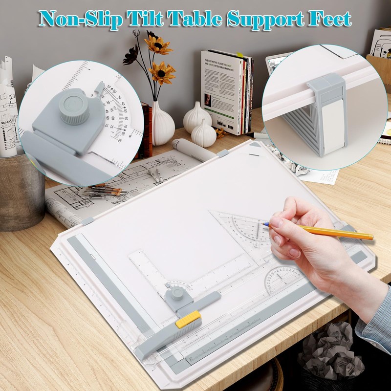 SOFEDY Inch A3 Drawing Board Drafting Table Multi-Funtion Drafting Table