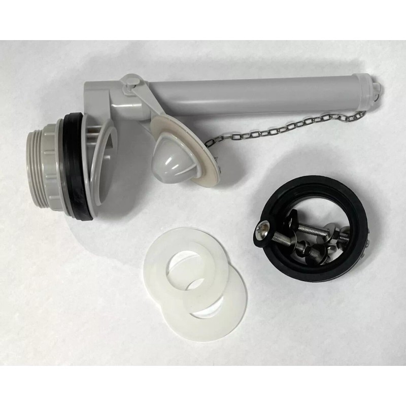 NUFLUSH Gerber Toilet #99-649, 2-inch Flush Valve w/2 Extra Replaceable