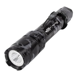 Police Security Trac Tact 2AA Camouflage | 350 Lumens | Belt Clip | 5 Light Modes | Water Resistant