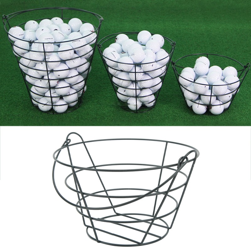 Golf Ball Storage Basket Metal Lightweight Large Capacity Basket Container