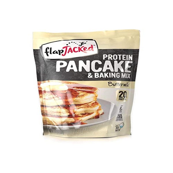 FlapJacked High Protein Pancake, Waffle and Baking Mix, Buttermilk | 20g Protein | Low Carb | High Fiber
