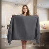 HAOK 6 Pack Microfiber Bath Towels Set Extra Absorbent, Quick