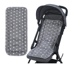 Baby Stroller Seat Liner Kids Pushchair Seat Cushion Mat Universal Breathable Stroller Liner Insert Stroller Cushion Pad Thick Cotton Stroller Liner Seat Pad Cover for Car