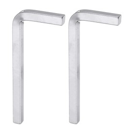 sourcing map 2pcs L-Shaped Square Head Wrench 8mm Carbon Steel L-Key 4 Points Metric Bolt Wrenches Repairing Tool for Basic Home Repair DIY Project and General Applications