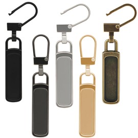 Keeshibao 20 Pieces Zipper Pull Replacement Bulk for Small Holes, Detachable Tiny Zipper Replacement Slider for Luggage Jackets Backpacks Boots Purse Coat Pants (Assorted 5 Colors)