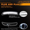 ZDEERAOTO White LED Front & Rear Fender Side Marker Lights