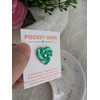 Green Glitter Heart Pocket Hug Love Token,Long Distance Relationship Gift