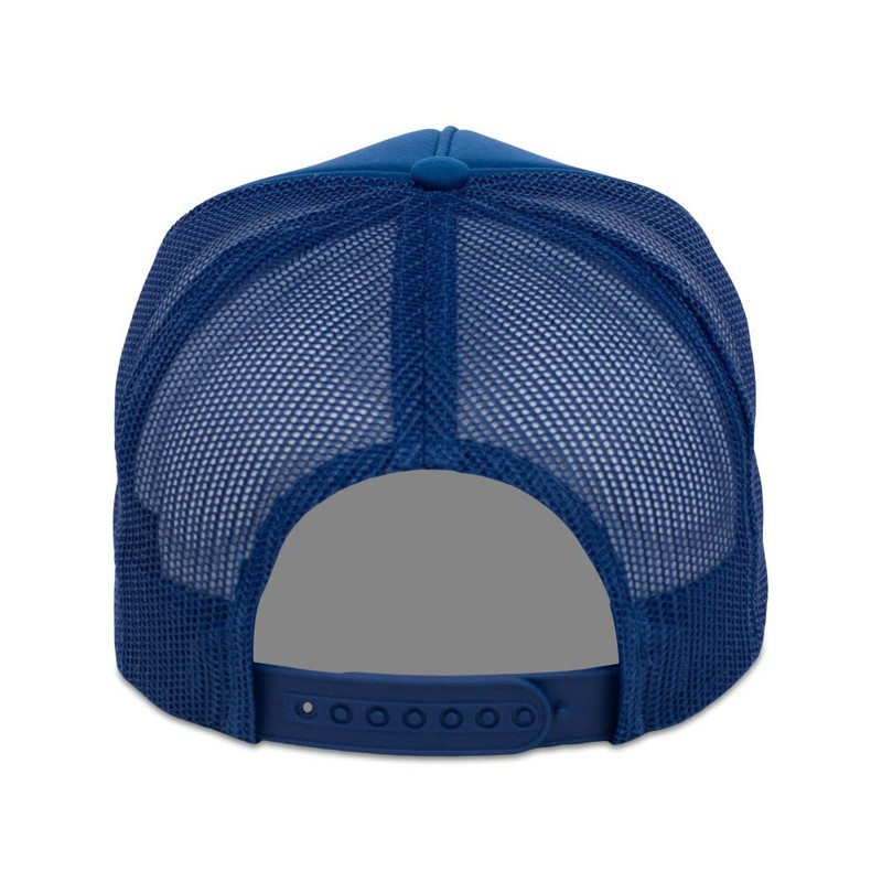Lid Blank Basic Foam Trucker Gorra ajustable Snapback, verde azulado,