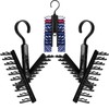 2 PCS Tie Rack Hold 20 Ties Rotate to Open/Close