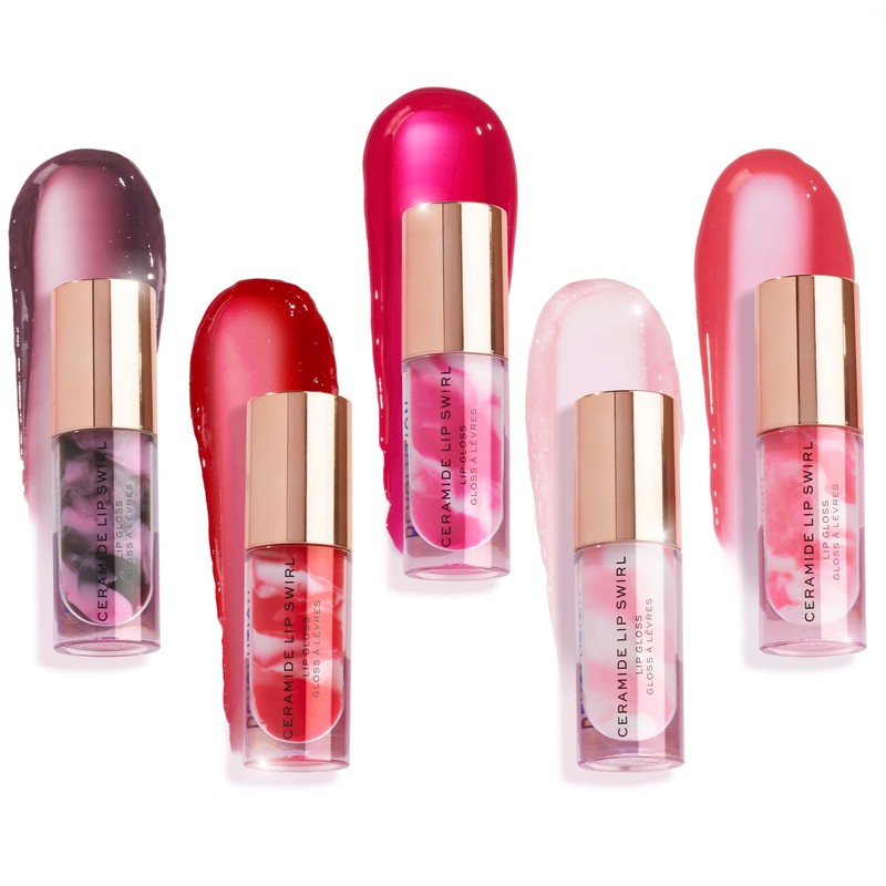 Makeup Revolution, Lip Swirl Ceramide Gloss, Lipgloss, Pure Gloss Clear,