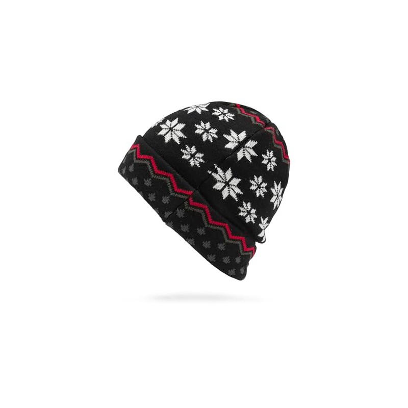 Volcom Men's Holi Dazed Black Beanie Hat, black