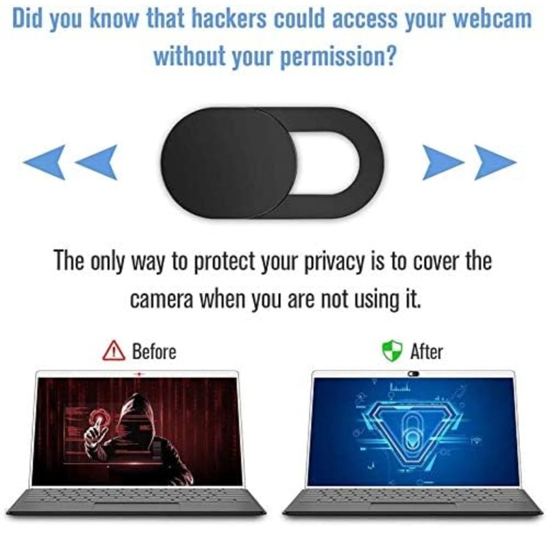 Webcam Cover Ultra Thin 1-6 Pack Camera Privacy Security Sticker