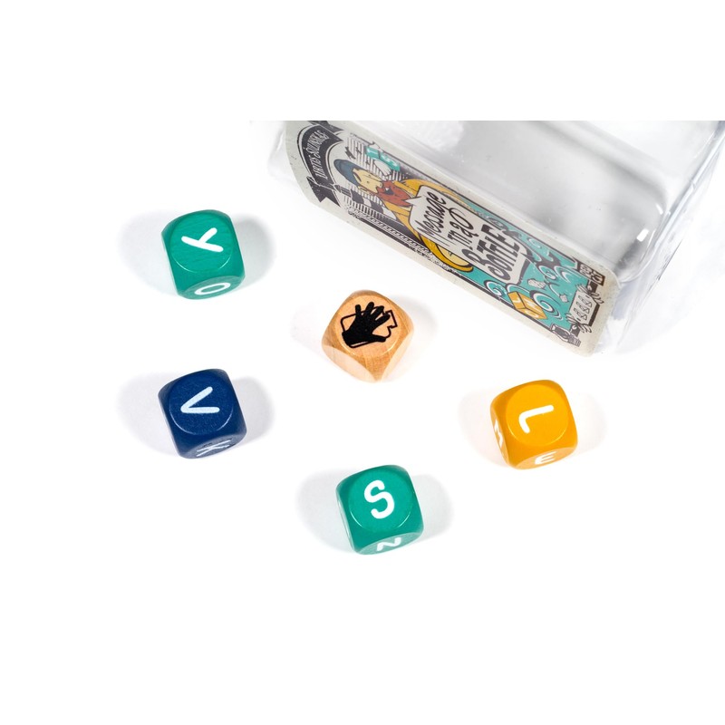 Message in a Bottle - Shake The Dice Word Game