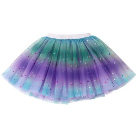 Simplicity Toddler Tutu Baby Girls Tutu Skirt Purple Tutu Rainbow Tutu for Toddler Girls Princess Ballet Dress for 6-18 Month