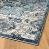 LUXE WEAVERS Moroccan Medallion Blue 4x5 Area Rug