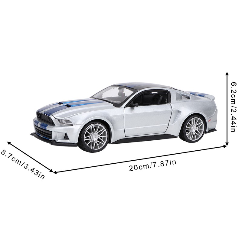 1:24 Miniature Alloy Racing Car Model for Ford Mustang GT