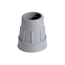 As One 0-847-08 Replacement Rubber Tip (For Lofstrand Clutch, Gray, Diameter 0.8 inches (21 mm)