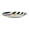 MacKenzie-Childs MacKenzie Childs Thistle & Bee Courtly Stripe 8.25" Iris