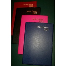 Not listed 2020  WEEKLY Planner 5"  x 7"  calendar with PINK vinyl cover week at a glance